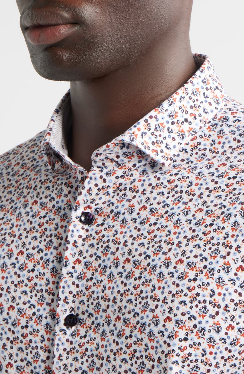 Stone Rose Wildflower Button-Up Shirt, Alternate, color, 