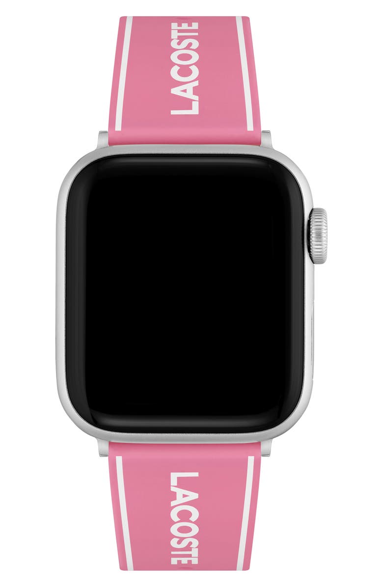 Lacoste Silicone Apple Watch<sup>®</sup> Watchband, Alternate, color, 