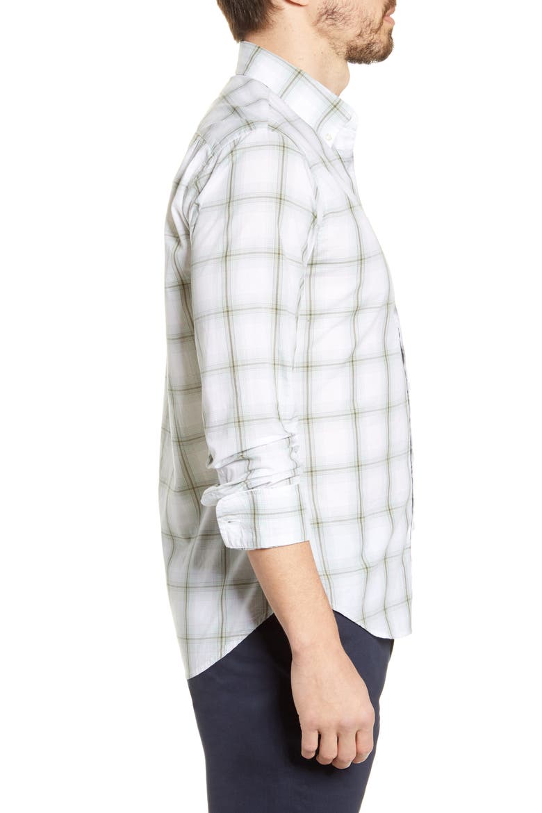 Summer Weight Slim Fit Plaid Button-Down Shirt, Alternate, color, CORVO PLAID SPIRIT LAMP