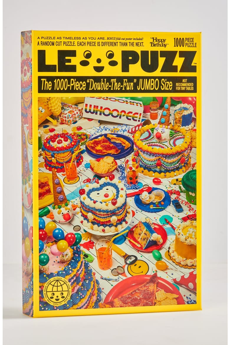 Happy Birthday Jigsaw Puzzle, Main, color, Yellow