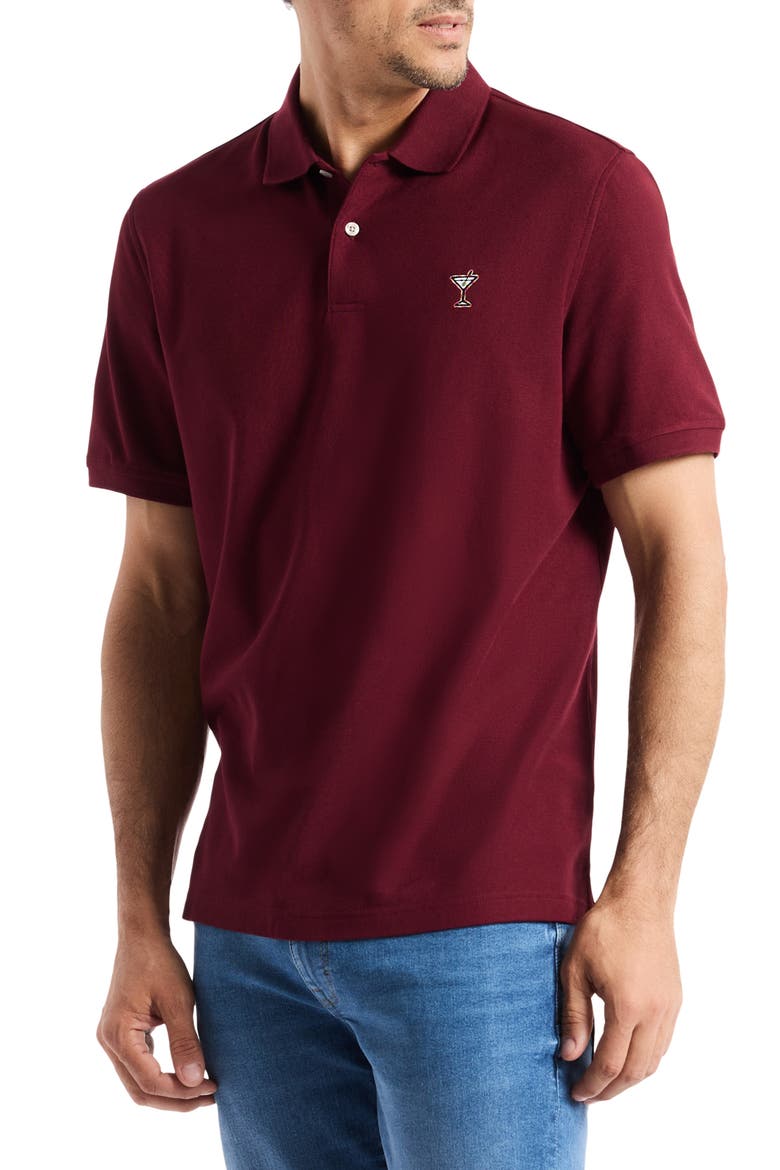Belvar Knit Polo, Alternate, color, VELVET MAROON