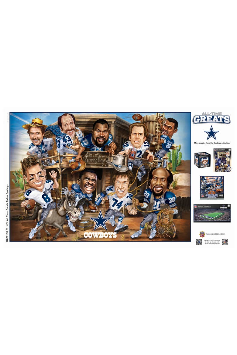 Dallas Cowboys 500 Piece Puzzle, Alternate, color, Multicolor