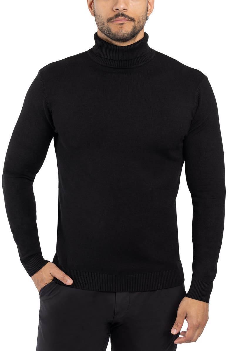 XRAY Turtleneck Pullover Sweater, Main, color, Black