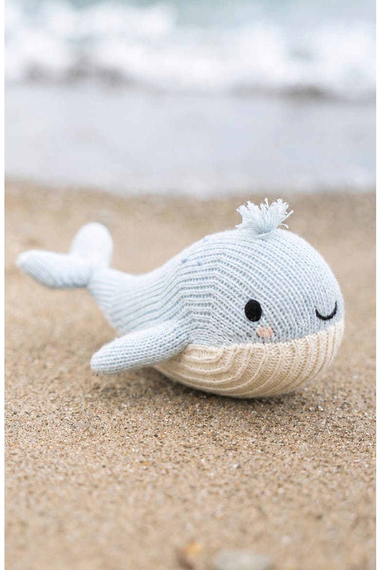 Baby Whale Stuffed Animal, Alternate, color, BLUE