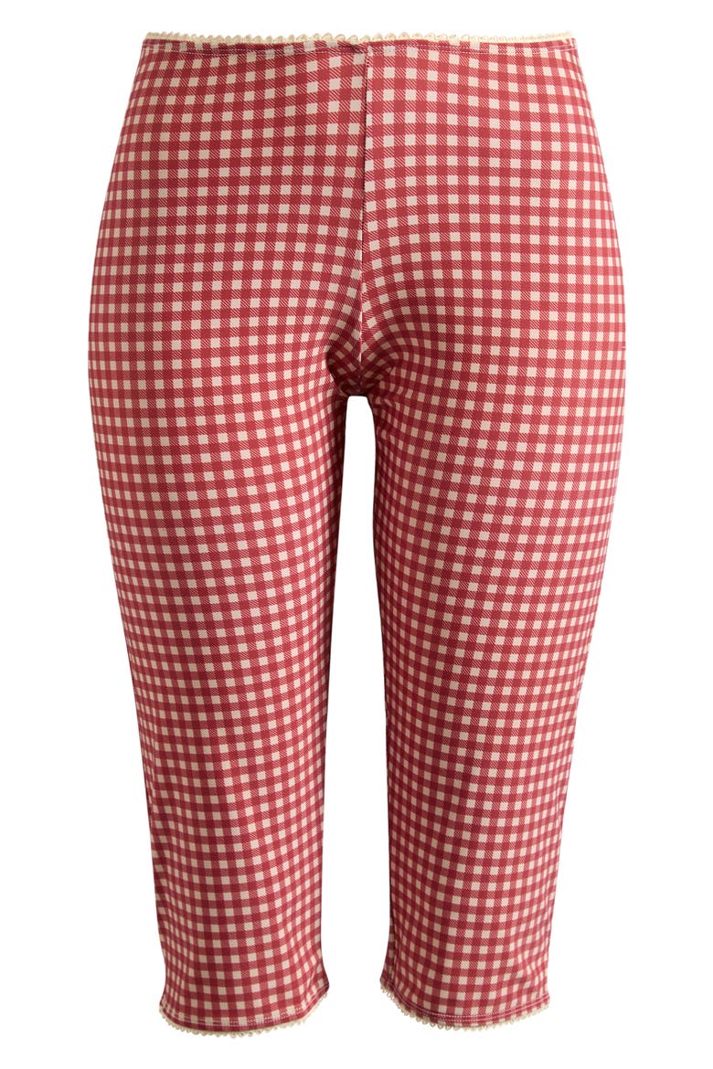 Beach Capri Pants, Alternate, color, RED