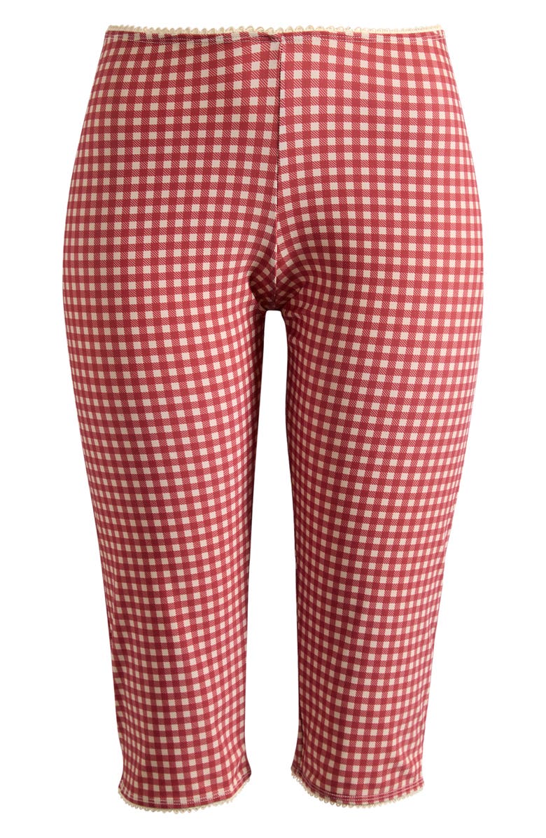 JADED LONDON Beach Capri Pants, Alternate, color, Red