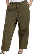 ELOQUII Adjustable Drawstring Casual Pant