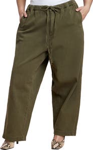 ELOQUII Adjustable Drawstring Casual Pant