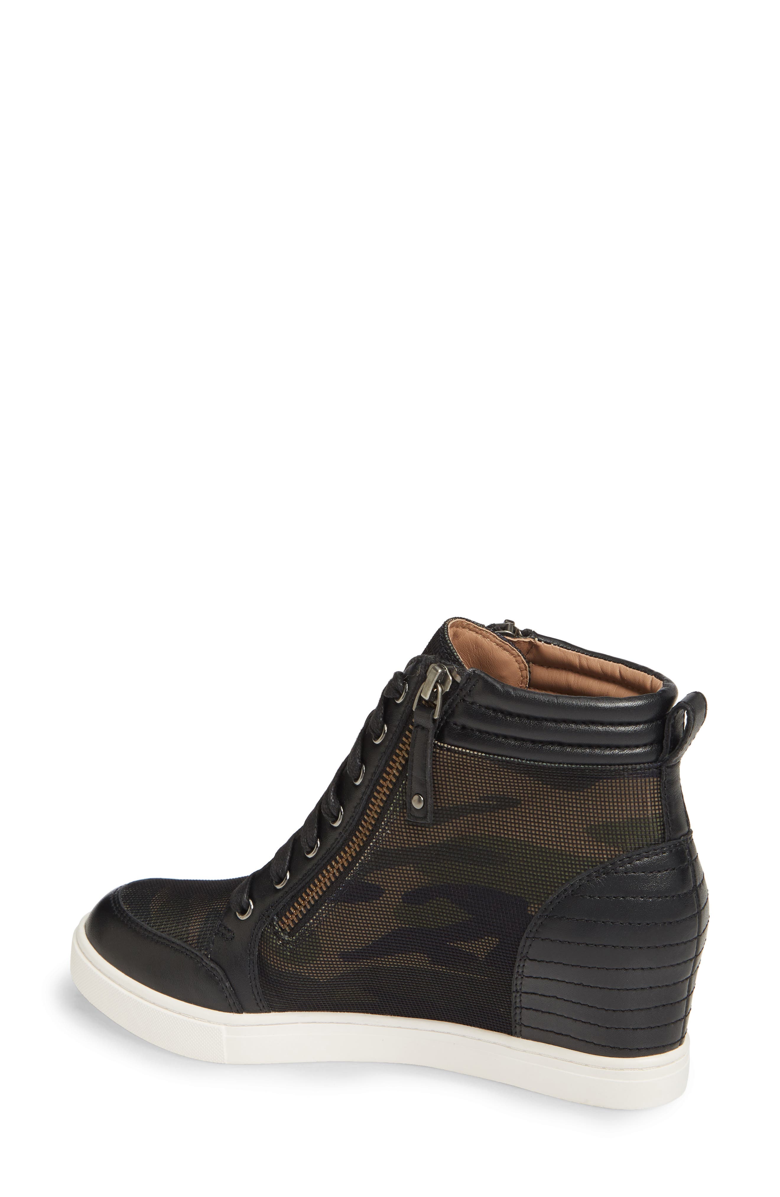 Linea Paolo Niya Wedge Sneaker, Alternate, color, 