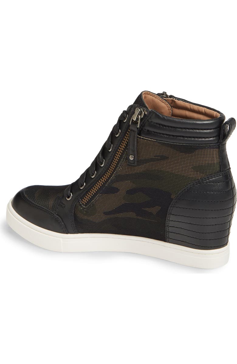 Linea Paolo Niya Wedge Sneaker, Alternate, color,