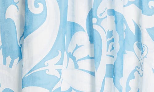 Etro Maxi Cotton Skirt With Contrasting Floral Paisley Print In Stampa Bianco