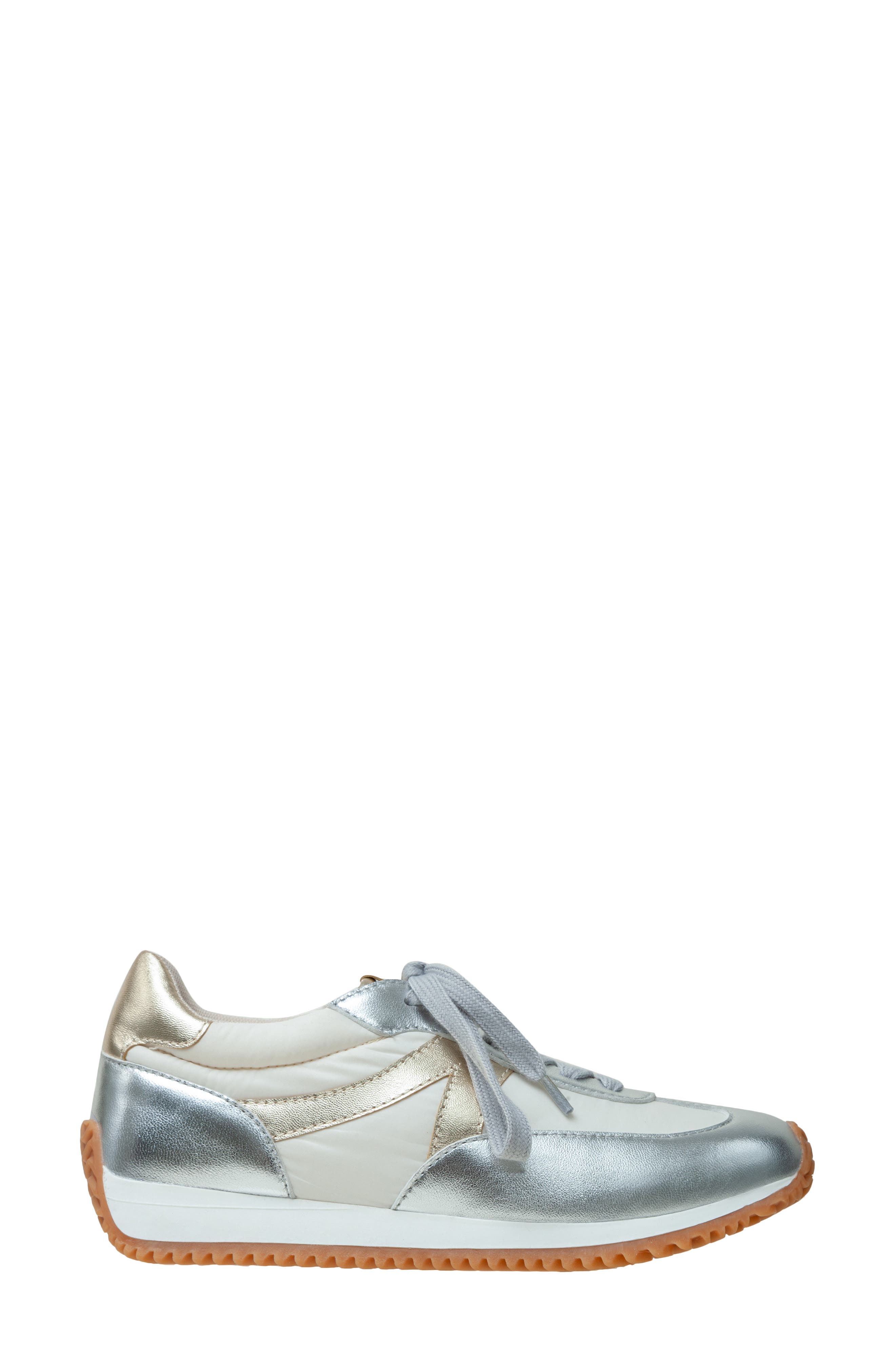 Linea Paolo Kaisa Sneaker, Alternate, color, Silver