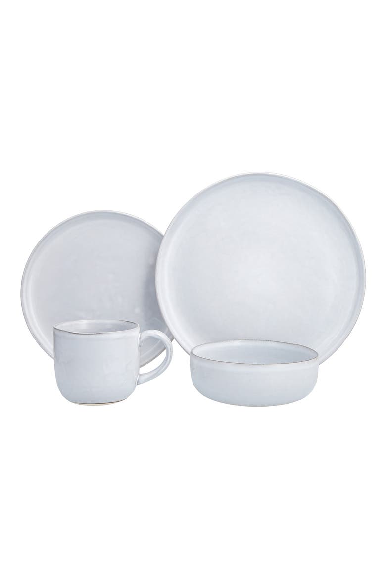 Svelte 16-Piece Dinnerware Set, Main, color, STONE