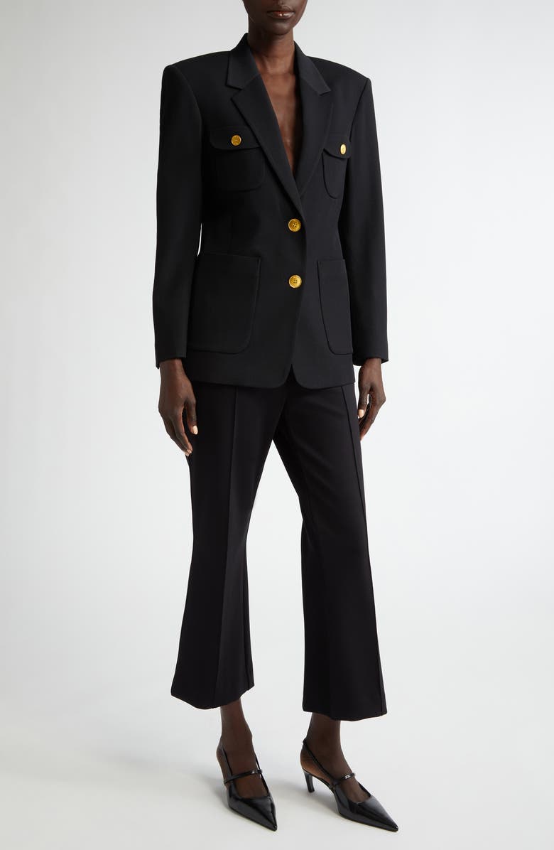 ST. JOHN Double Knit Flare Pants, Alternate, color,