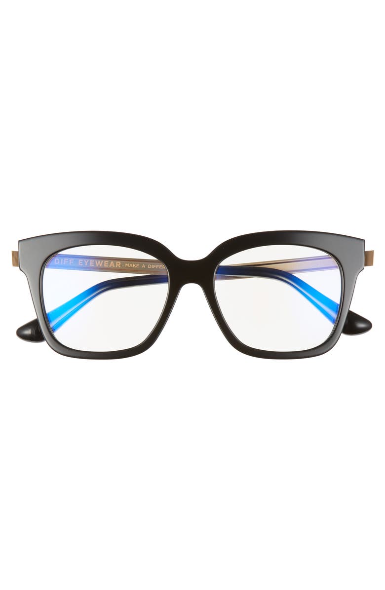 DIFF Bella 50mm Blue Light Blocking Optical Glasses, Alternate, color, 