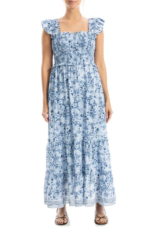 Flutter Sleeve Maxi Dress