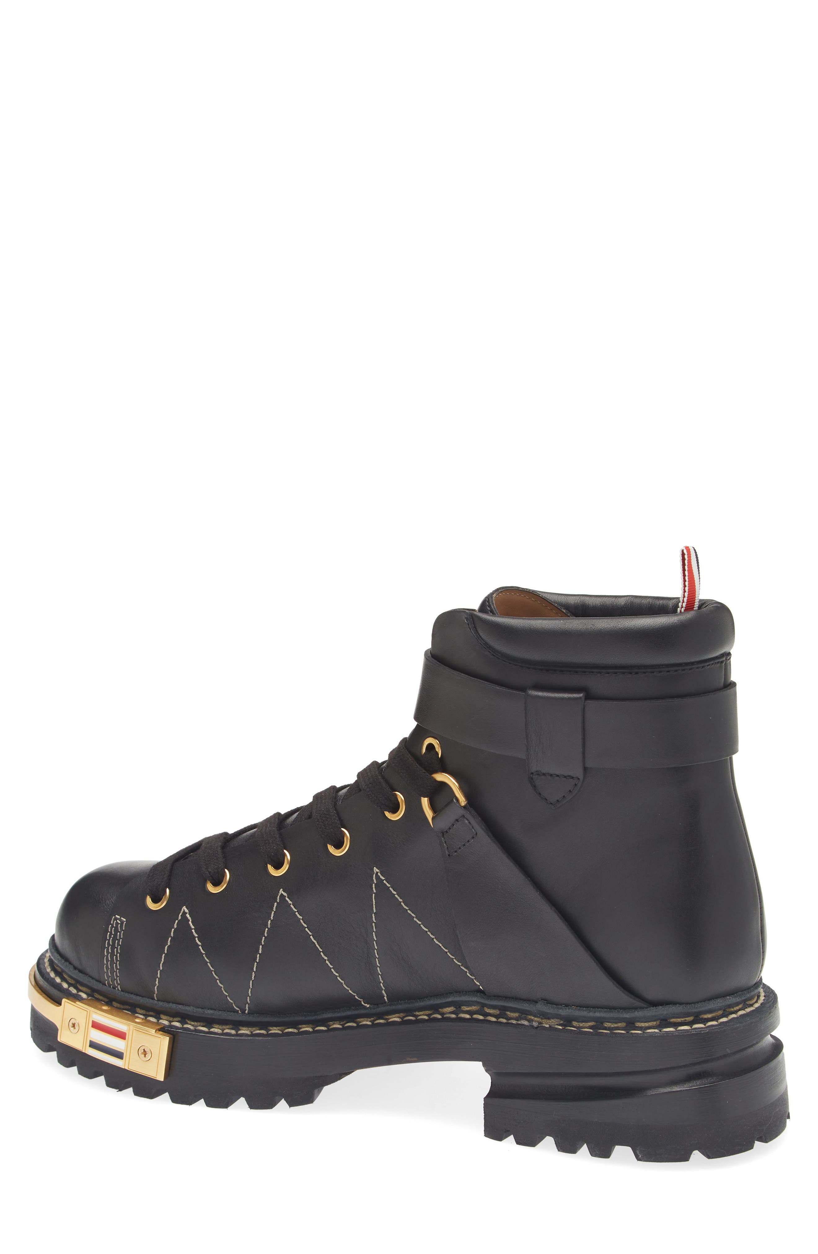 Thom Browne Hiking Boot, Alternate, color, Black