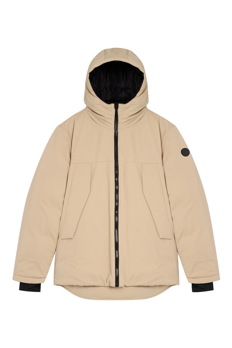 Hans Mid Length Hooded Parka, Alternate, color, TAUPE
