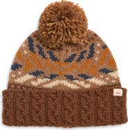 Faherty Mountain Fair Isle Pompom Beanie