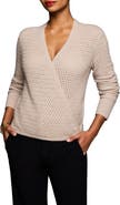 NIC+ZOE Pointelle Cashmere Blend Sweater