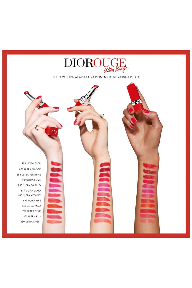 Rouge Dior Ultra Rouge Pigmented Hydra Lipstick, Alternate, color, 111 ULTRA NIGHT 47