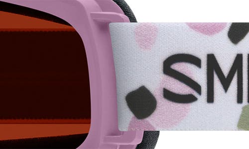 Smith Kids' Rascal Cylindrical Carbonic-x Over The Glasses Snow Goggles In Pink