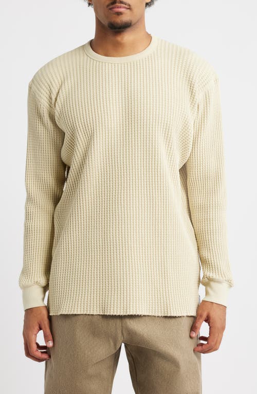 STANDARD ISSUE Thermal Knit Long Sleeve T-Shirt in Oatmeal  product