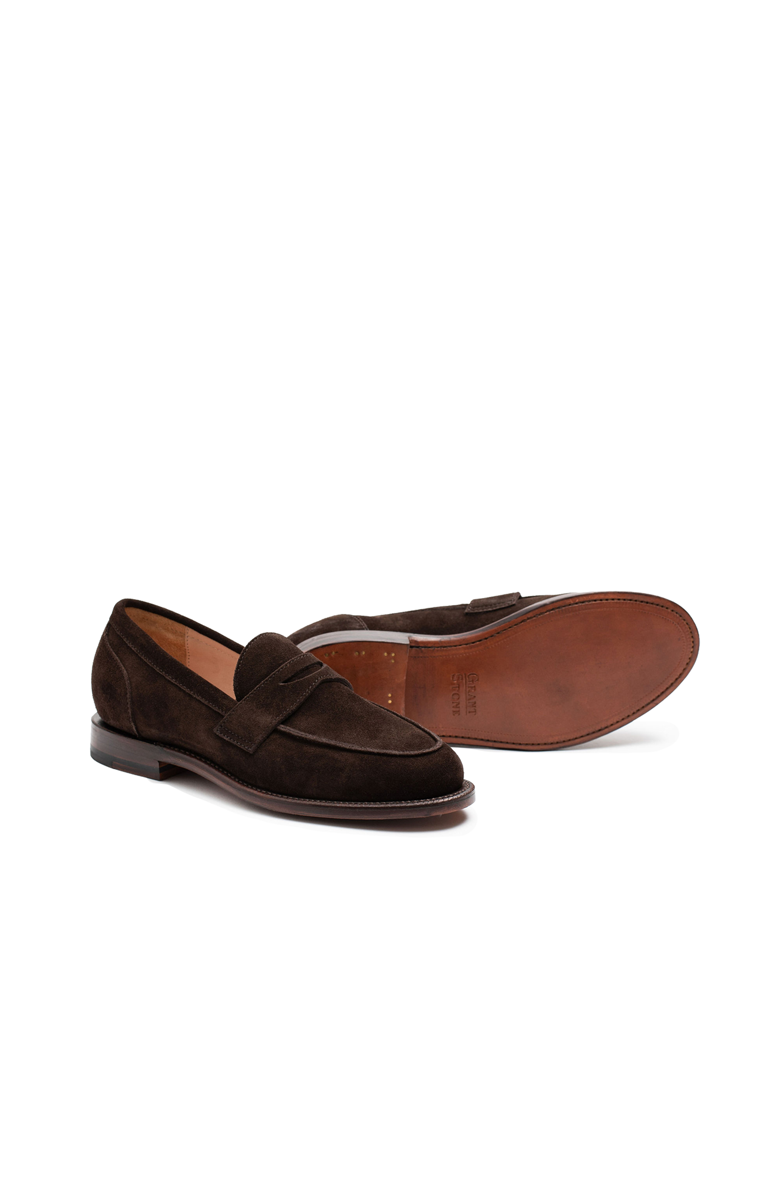 Clara Penny Loafer, Alternate, color, Espresso Suede