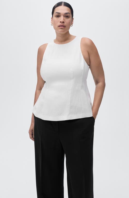 Mango Carlos Wide Leg Pants In Black
