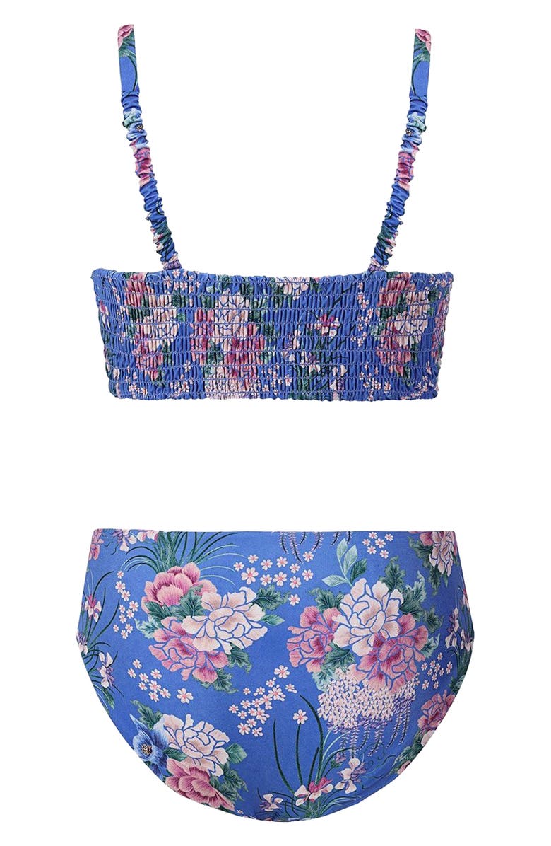 Agua Bendita Kids' Berry Ivy Reversible Two-Piece Swimsuit, Alternate, color, Blue Multi