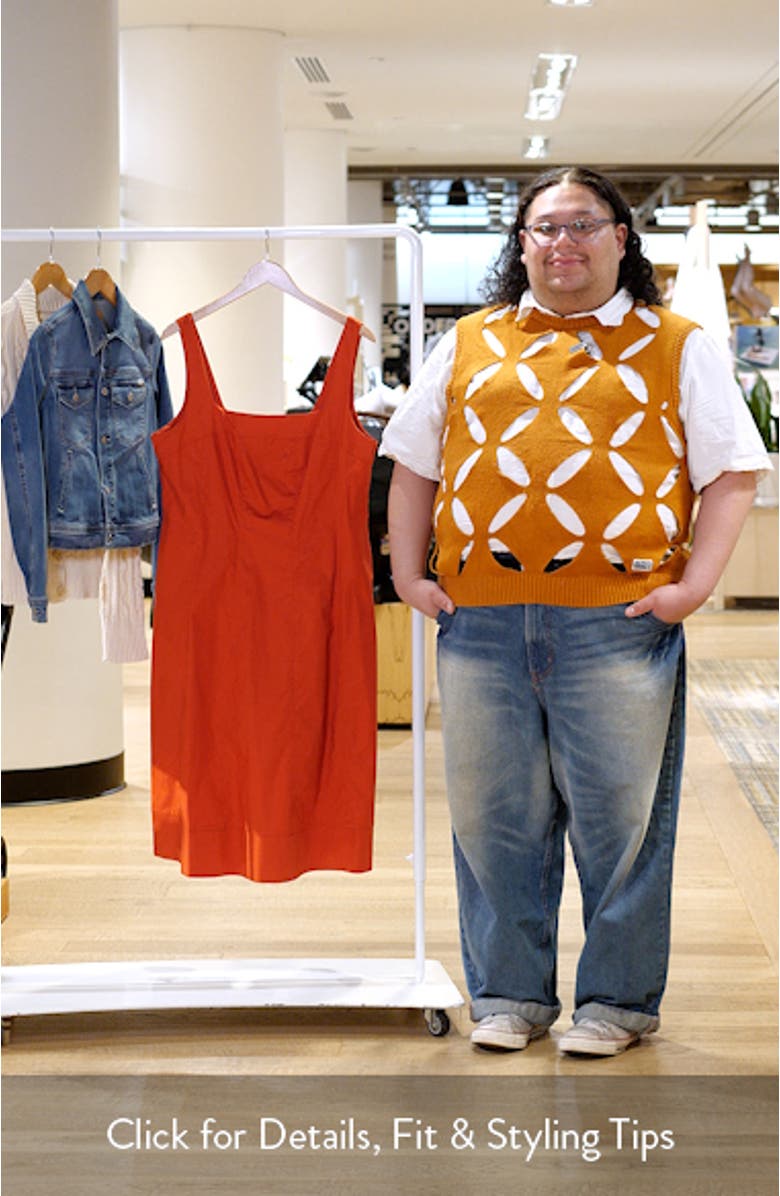 Rohanna Stretch Cotton Midi Dress, sales video thumbnail