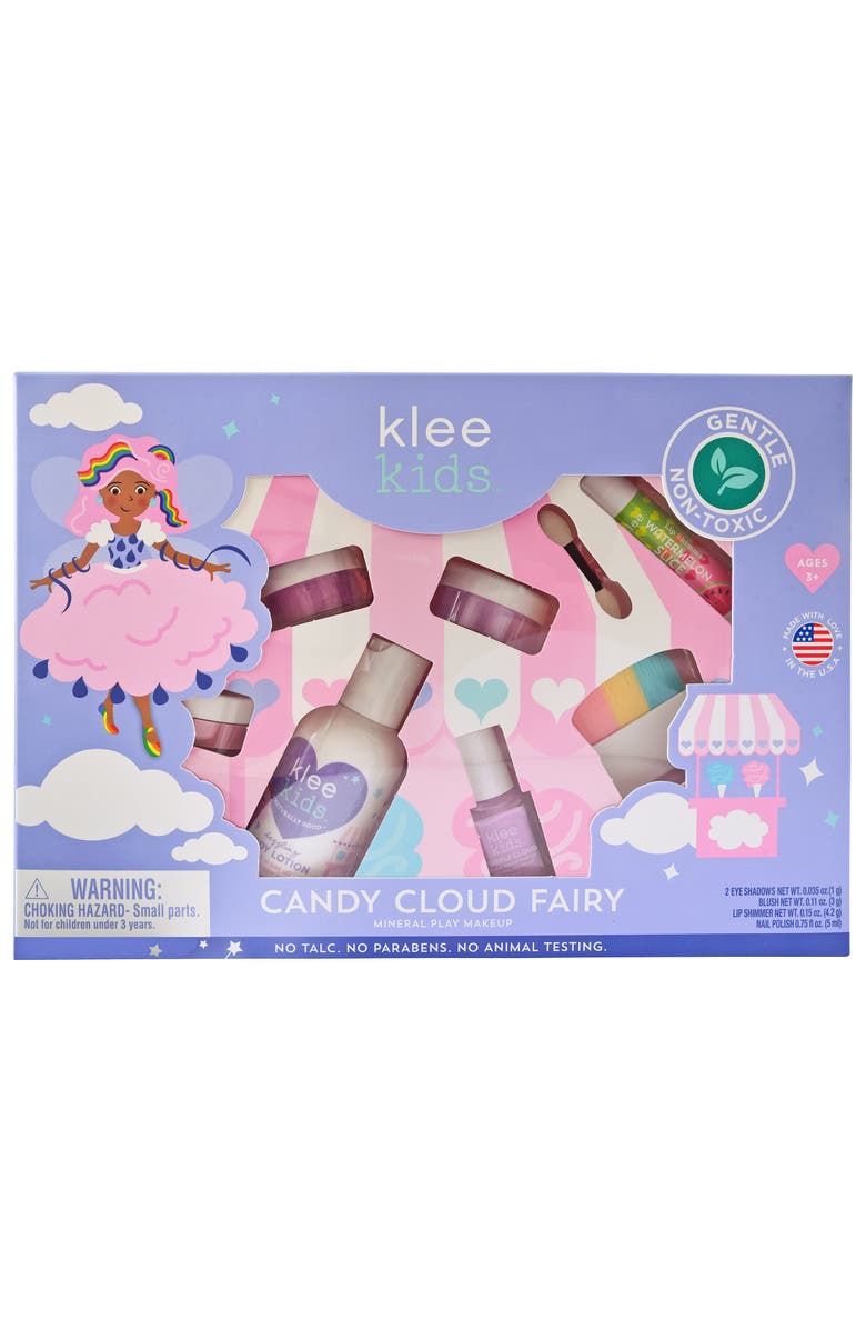 Klee Naturals Candy Cloud Fairy - Kids' Loose Powder Mineral Makeup Set, Alternate, color, Multi