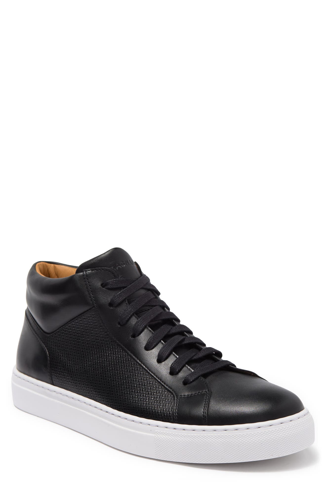 Magnanni Salvi Leather Sneaker, Main, color, 