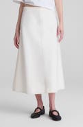 Madewell Bias Organic Cotton Midi Skirt