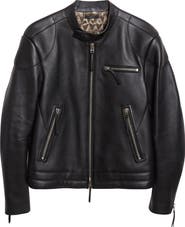 TOM FORD Grained Leather Biker Jacket