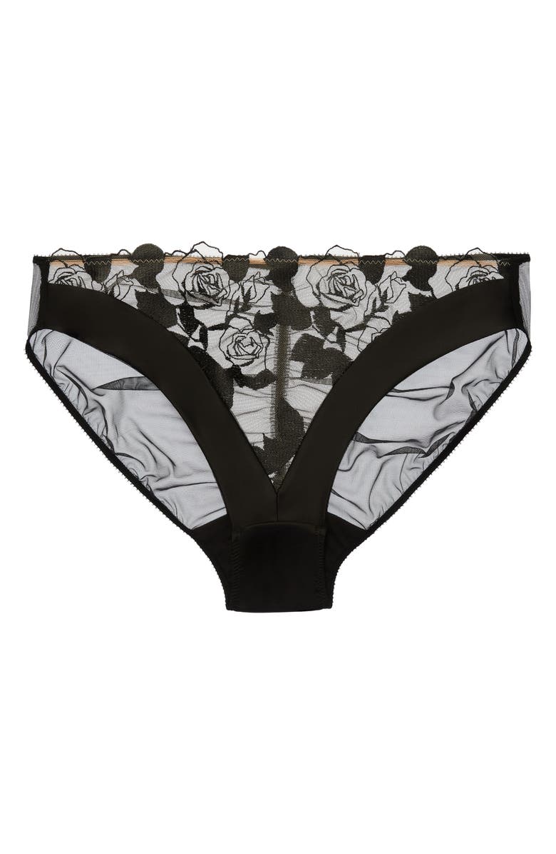 Dita Von Teese Rosabelle Bikini, Alternate, color, Black