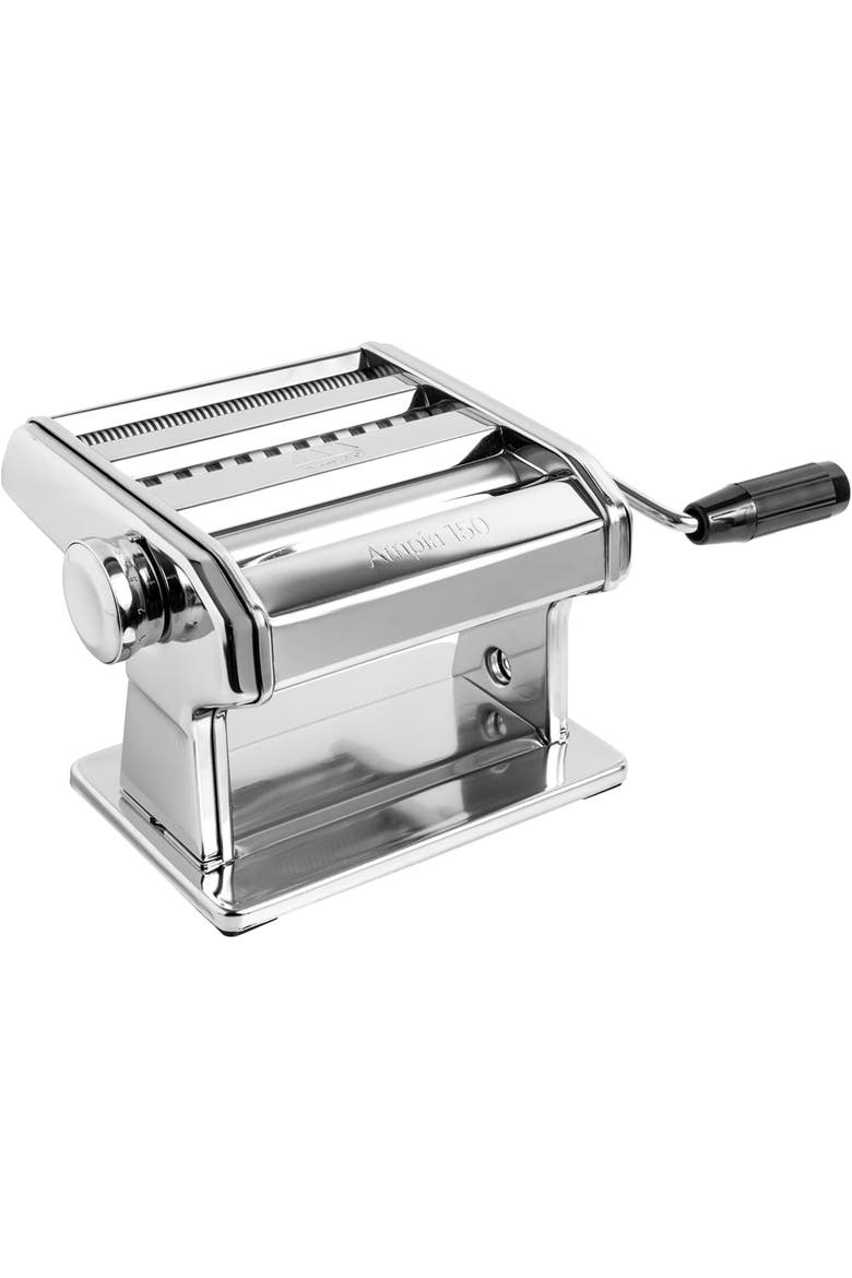 Atlas Ampia 150 Pasta Machine, Made In Italy, Silver, Main, color, Silver