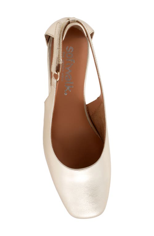 Shop Softwalk ® Venice Flat In Champagne