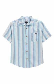 Billabong Kids' Sundays Cotton Button-Up Shirt