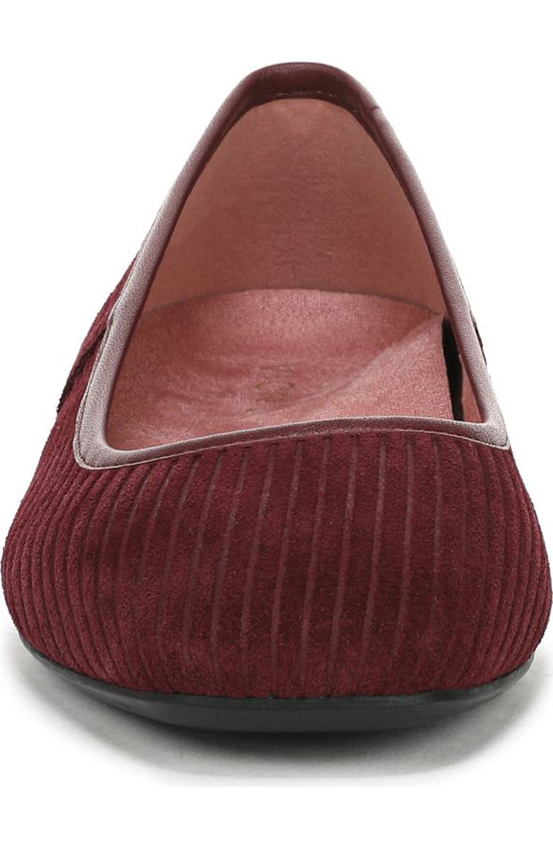 Vionic Orinda Ballet Flat, Alternate, color, Cherry Jubilee