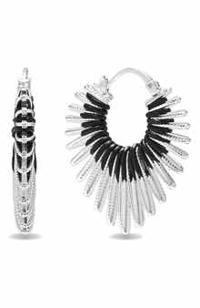 EYE CANDY LOS ANGELES Angela Statement Hoop Earrings