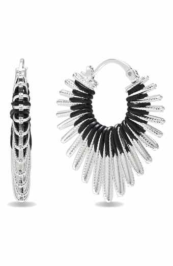 Angela Statement Hoop Earrings