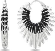 EYE CANDY LOS ANGELES Angela Statement Hoop Earrings