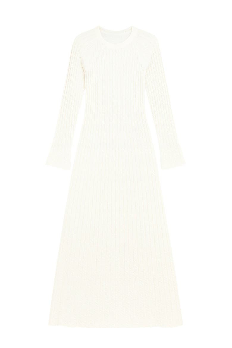 Ella Sweater Dress, Alternate, color, Ivory