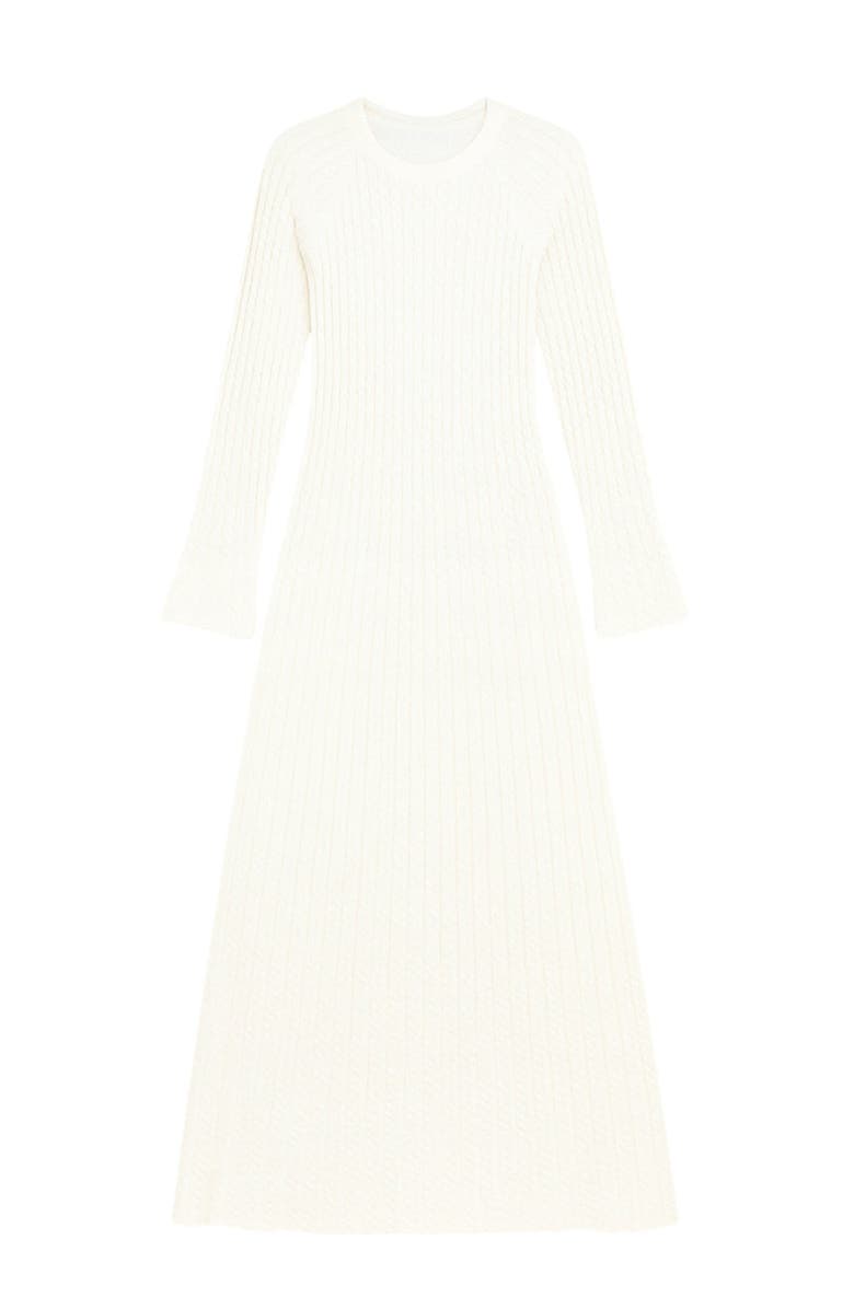 Rebecca Taylor Ella Sweater Dress, Alternate, color, Ivory