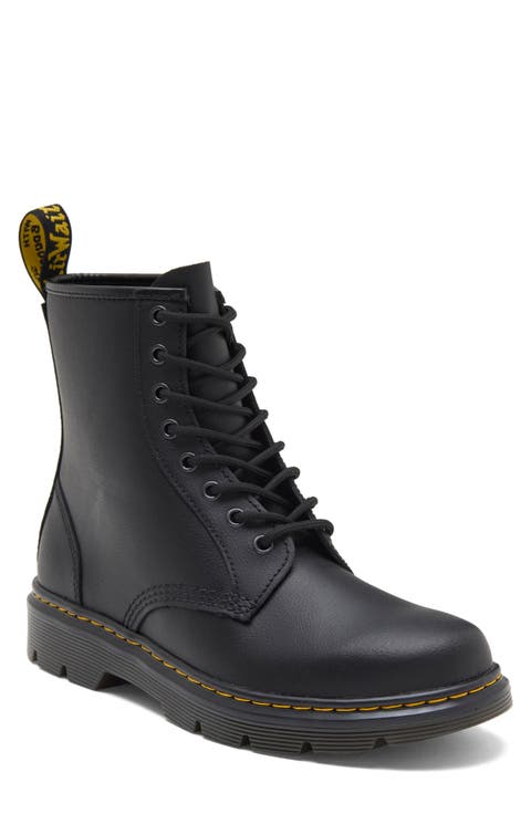 Aprile Leather Combat Boot