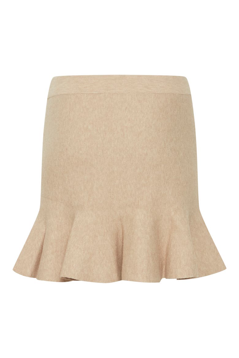 Otari Knit Skirt, Alternate, color, HUMMUS MELANGE