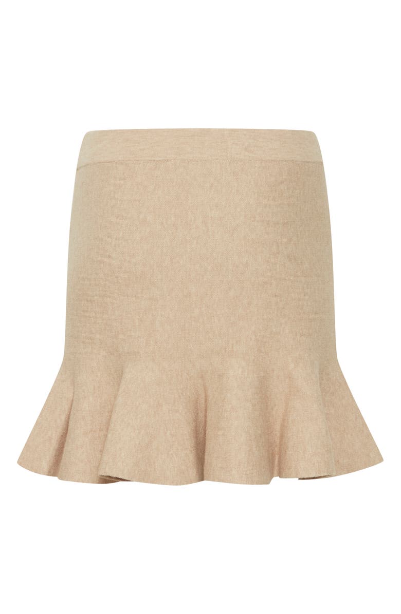 B.YOUNG Otari Knit Skirt, Alternate, color, Hummus Melange