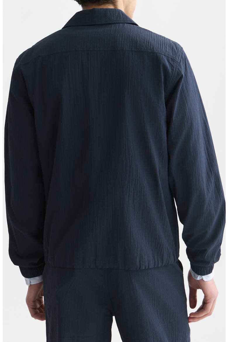 Crinkled Coach Jacket, Alternate, color, SKY CAPTAIN