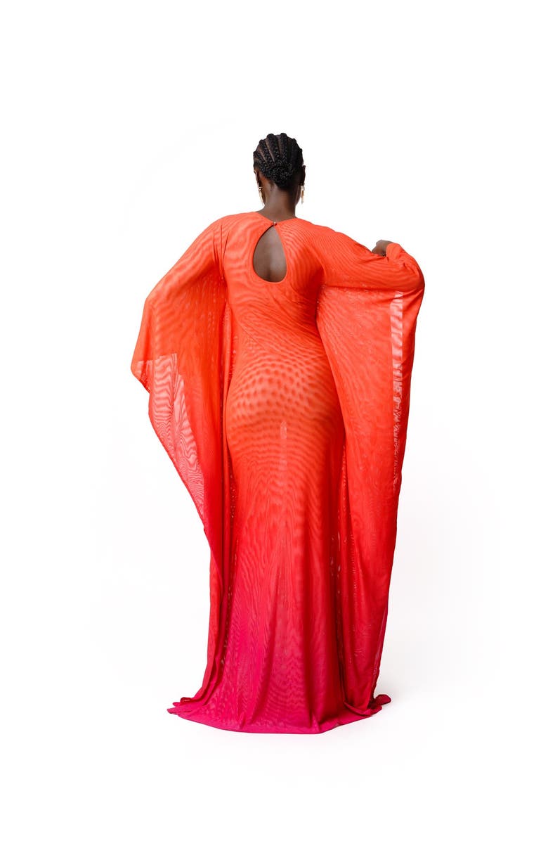 OFUURE Sienna Kaftan Maxi Dress, Alternate, color, Orange